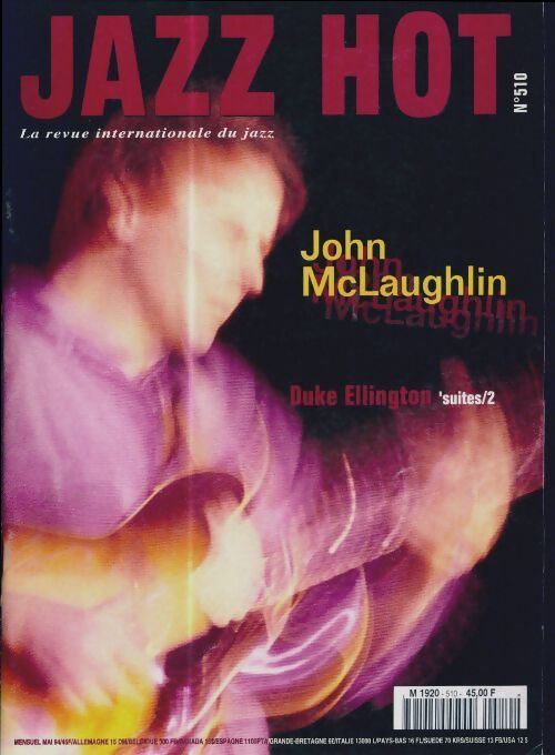 Jazz.Hot n°510 : John McLaughlin - Collectif - Livre