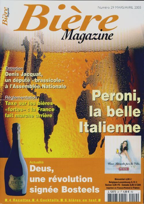 Bière magazine n°29 : Peroni, la belle italienne - Collectif - Livre
