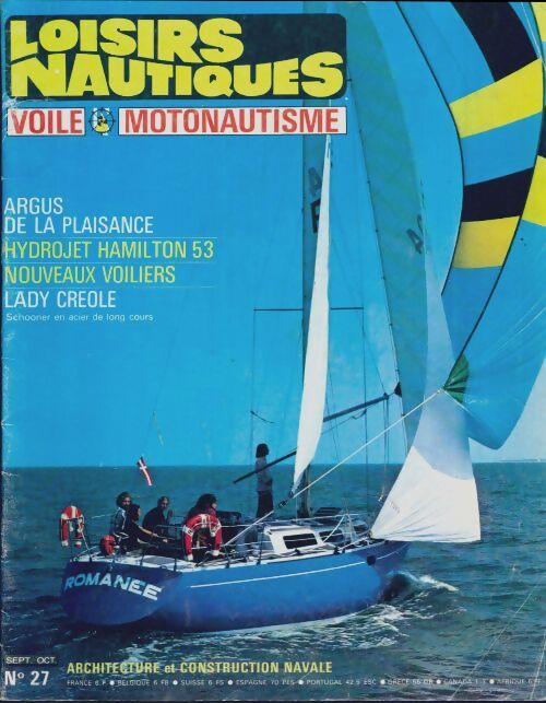 Loisirs nautiques n°27 : Argus de la plaisance / Hydrojet Hamilton 53 - Collectif - Livre