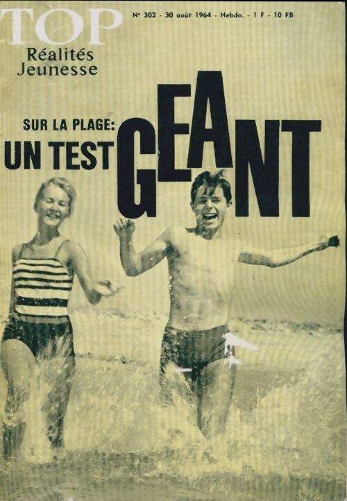 Top réalités jeunesse n°302 : Sur la plage : un test géant - Collectif - Livre