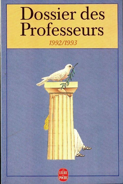 Dossier des professeurs 1992 / 1993 - Collectif - Livre