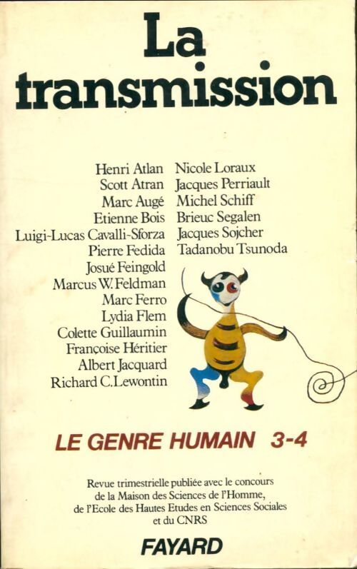 Le genre humain n°3-4 : La transmission - Collectif - Livre