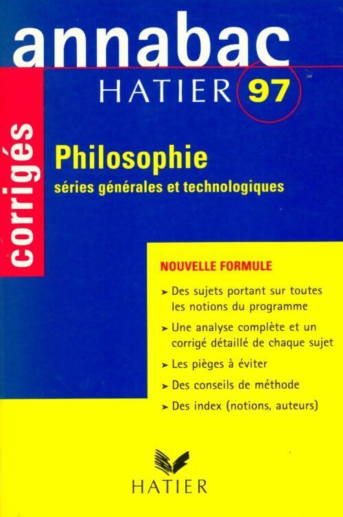 Philosophie toutes séries, corrigés 1997 - Michel Falck - Livre