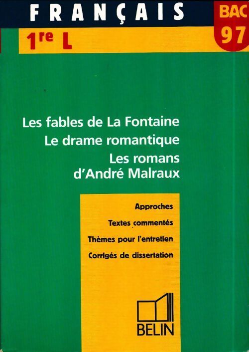 Français 1re L 1997 - Christophe Hardy - Livre