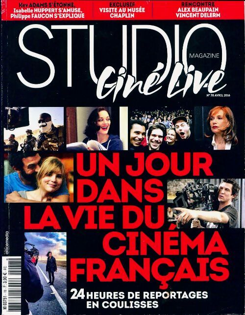 Studio ciné live n°78 : Un jour dans la vie du cinéma français - Collectif - Livre