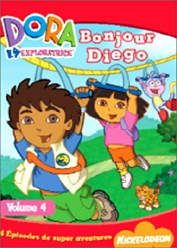 Dora l'exploratrice Vol. 4 : Bonjour Diego - Inconnu - DVD