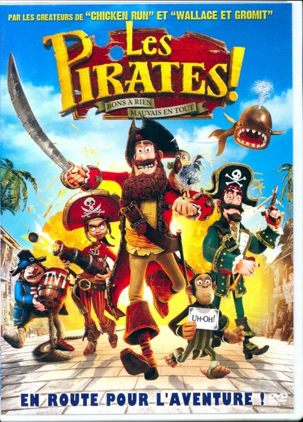 Les Pirates ! Bons à rien, mauvais en tout - Peter Lord, Jeff Newitt - DVD
