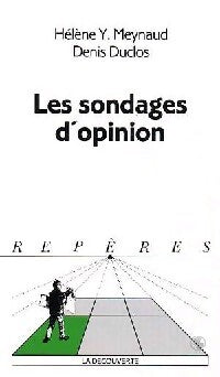 Les sondages d'opinion - Hélène Meynaud, Denis Duclos - Livre