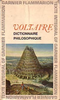 Dictionnaire philosophique - Voltaire - Livre