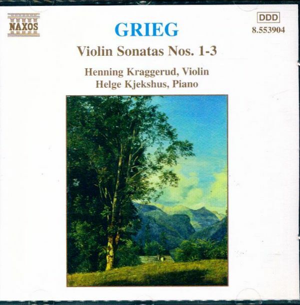 Grieg : Sonates pour violon Nos 1 à 3 - H. Kraggerud, H. Kjekshus, Henning Kraggerud, Helge Kjekshus - CD