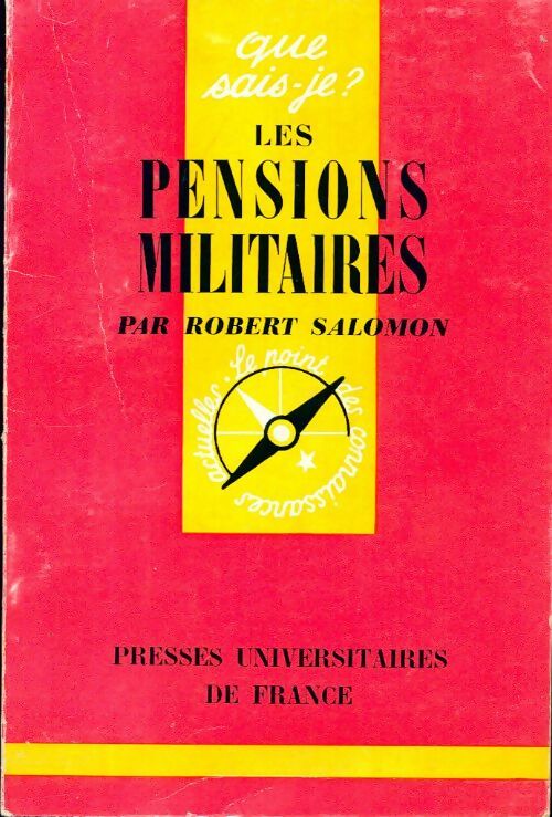 Les pensions militaires - R. Salomon - Livre