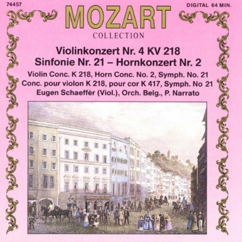 Violienkonzert/hornkonzert - Mozart - CD