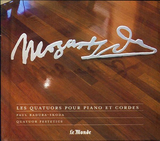 Les quatuors pour piano et cordes - Mozart - CD