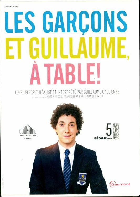 Les Garçons et Guillaume, à table ! - Guillaume Gallienne - DVD