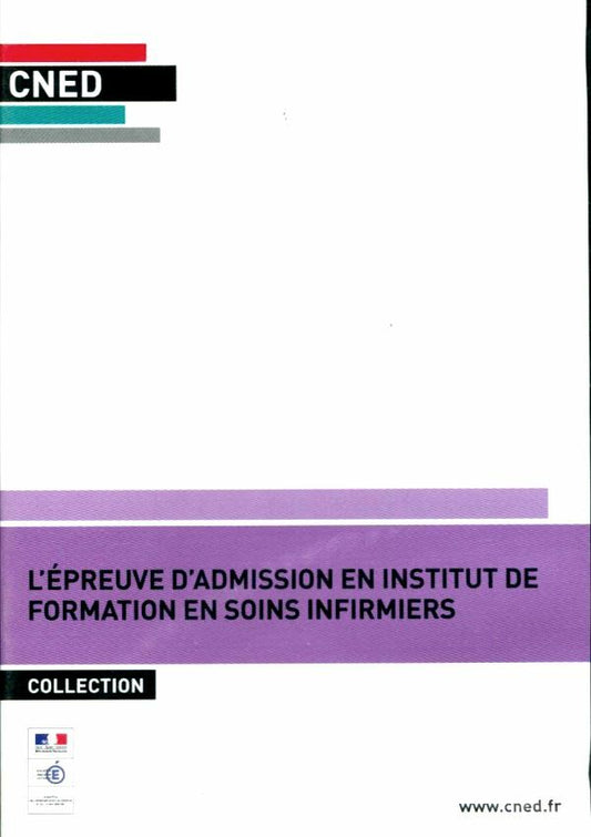 L'épreuve d'admission en institut de formation infirmiers -  - DVD