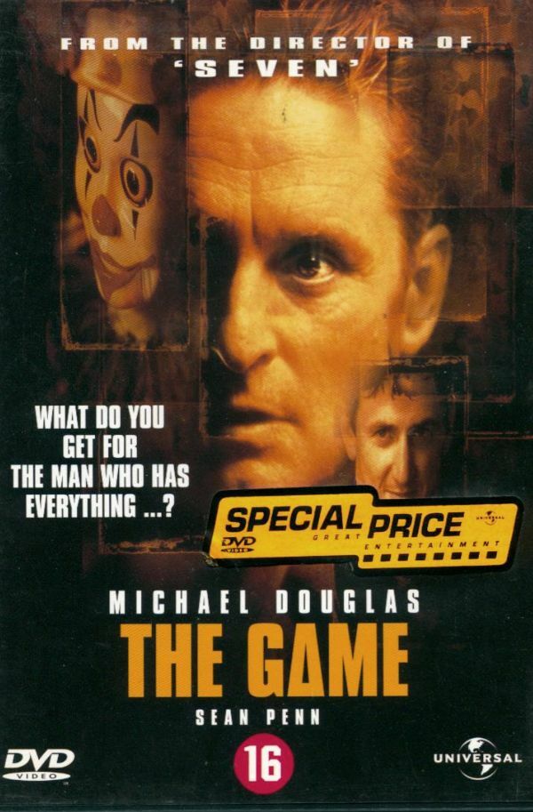 The Game - David Fincher, Michael Douglas, Sean Penn, Carroll Baker, Deborah Kara Unger, Armin Mueller-Stahl - DVD