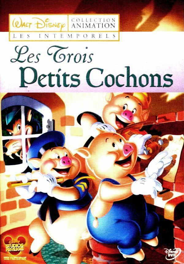 Les Trois Petits cochons - Burt Gillett, David Hand, Jack Hannah, Clyde Geronimi, Wilfred Jackson - DVD