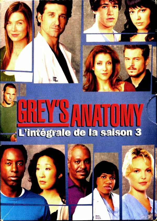Grey's Anatomy : L'intégrale saison 3 - Coffret 7 DVD - Seith Mann, Michael Grossman, Patrick Dempsey, Katherine Heigl, Daniel Minahan, Jeff Melman, Jessica Yu, Rob Corn, Julie Anne Robinson, James Frawley, Tom Verica, Ellen Pompeo, Sandra Oh, Tamra Davis, Christopher Misiano, Adam Arkin, Dan Lerner, Justin Chambers, T.R. Knight, Chandra Wilson, James Pickens Jr., Greg Yaitanes, Isaiah Washington - DVD