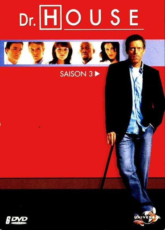Dr House - Saison 3 - Daniel Attias, David Straiton, Daniel Sackheim, Tony Jaa, Deran Sarafian, David Platt, Juan J. Campanella, Matt Shakman, Katie Jacobs, Hugh Laurie, Lisa Edelstein, Elodie Keene, Paul McCrane, Martha Mitchell, Laura Innes, Omar Epps, Newton Thomas Sigel, Robert Sean Leonard, Jesse Spencer, Jennifer Morrison, Peter O'Fallon - DVD