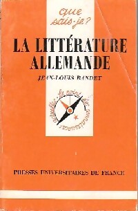 La littérature allemande - Jean-Louis Bandet - Livre