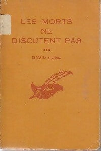 Les morts ne discutent pas - David (*) Hume - Livre