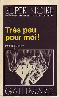 Très peu pour moi ! - N. J . Crisp - Livre