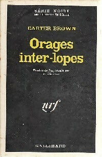 Orages inter-lopes - Carter Brown - Livre
