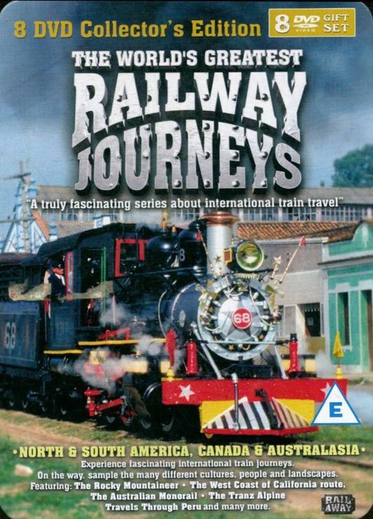 The World's greatest railways journey (North and south America - Canada - Australia) - 8 dvd - Inconnu - DVD