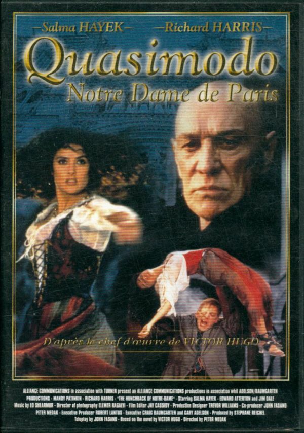 Quasimodo - Notre Dame de Paris - Peter Medak, Mandy Patinkin, Richard Harris, Salma Hayek, Edward Atterton, Jim Dale, Benedick Blythe, Nigel Terry, Trevor Baxter - DVD