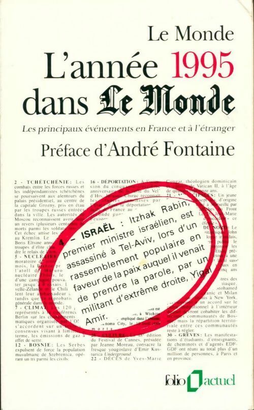 L'année 1995 dans Le Monde - Collectif - Livre