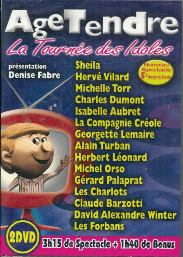 Âge Tendre-La tournée des idoles - Inconnu - DVD