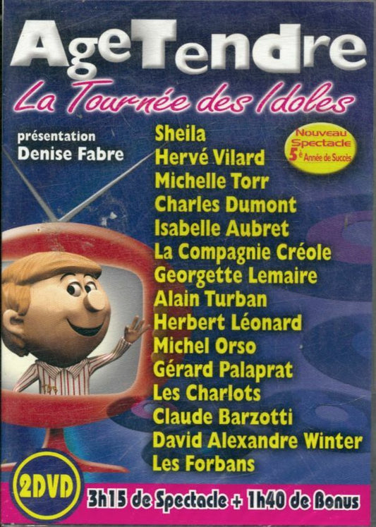 Âge Tendre-La tournée des idoles - Inconnu - DVD