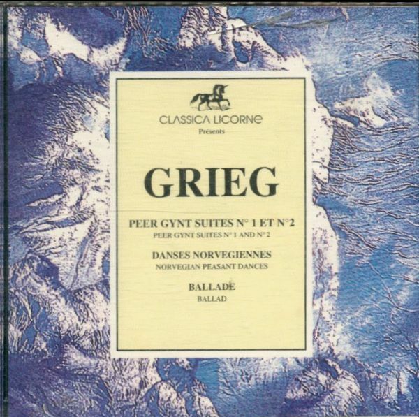 GRIEG : Peer Gynt suite 1 et 2 / Danses Norvégiennes / Ballade - Stefan Jeschko, Slovak Philharmonica Orchestra - CD