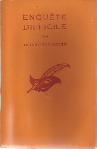 Enquête difficile - Georgette Heyer - Livre