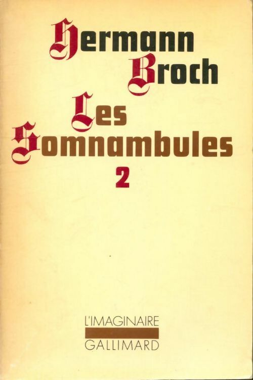Les somnambules Tome II - Hermann Broch - Livre