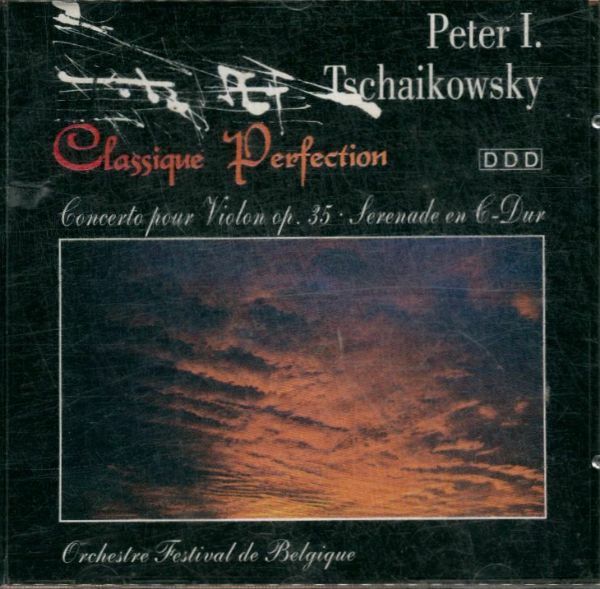 Tschaikowsky: concerto pour vilon, sérénade - Orchestre festival de Belgique - CD
