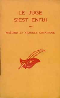 Le juge s'est enfui - Frances Lockridge, Richard Lockridge - Livre