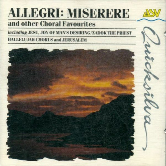 Allegri: Miserere and other choral favourites -  - CD