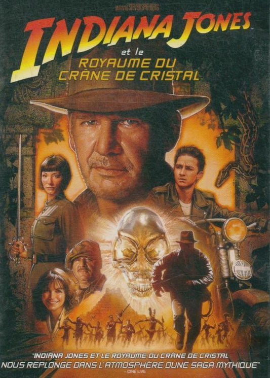 Indiana Jones et Le Royaume du crâne de Cristal (Édition Simple) - Steven Spielberg - DVD
