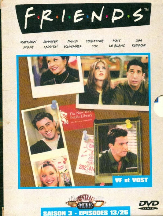 Friends - Saison 3 : Episodes 13 à 24 - Inconnu - DVD