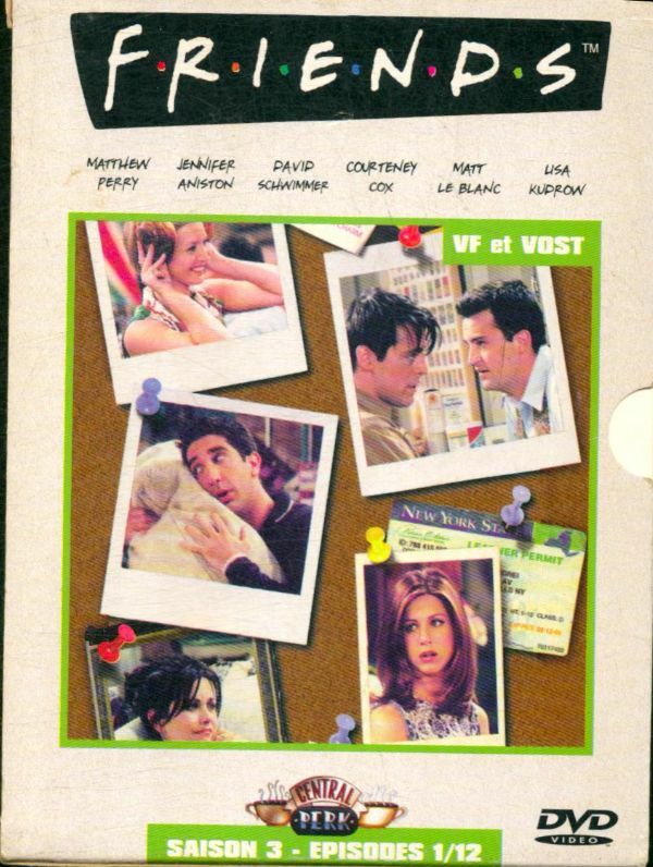 Friends - Saison 3 : Episodes 1 à 12 - Inconnu - DVD