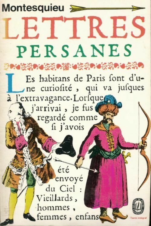 Lettres persanes Tome II - Charles De Montesquieu - Livre