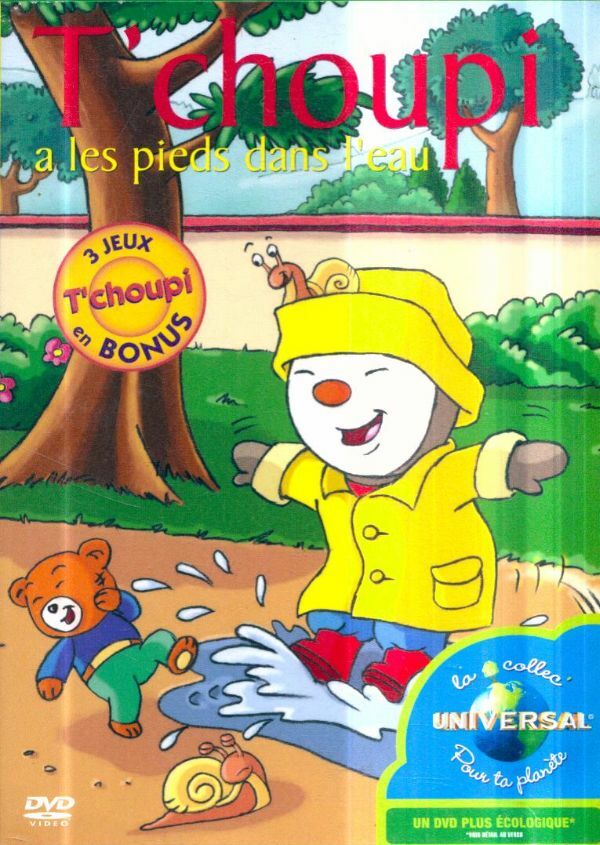 T'choupi a les pieds dans l'eau - Jean-Luc François - DVD