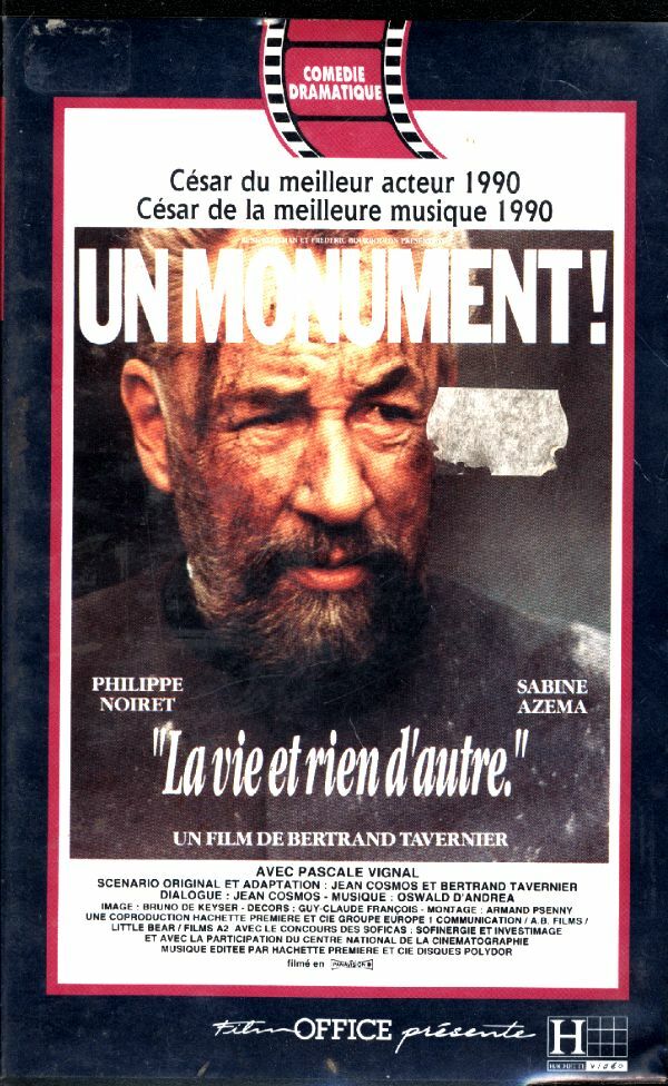 La vie et rien d'autre (VHS) - Bertrand Tavernier - VHS