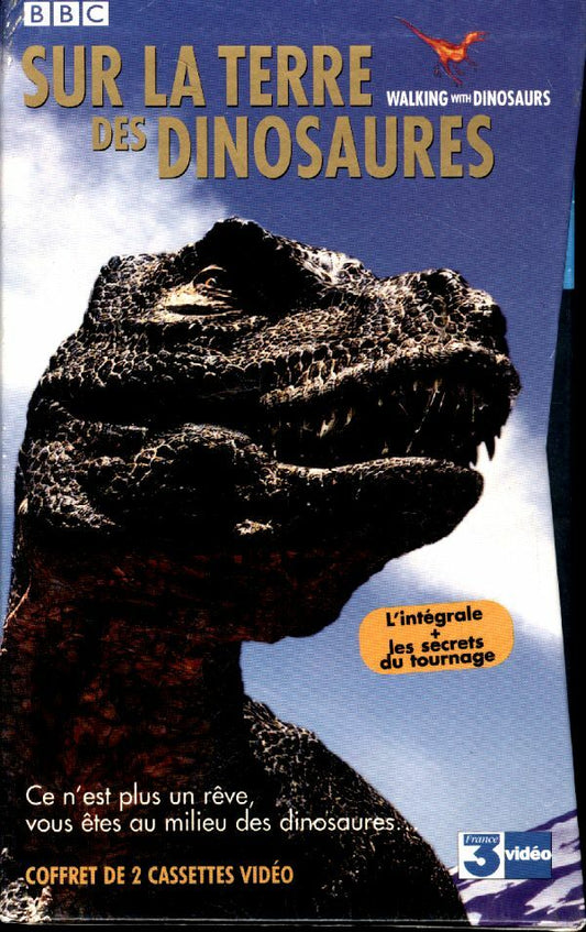 Sur la terre des dinosaures : Intégrale de la série en 6 épisodes + Making of (2 VHS) - Tim Haines - VHS