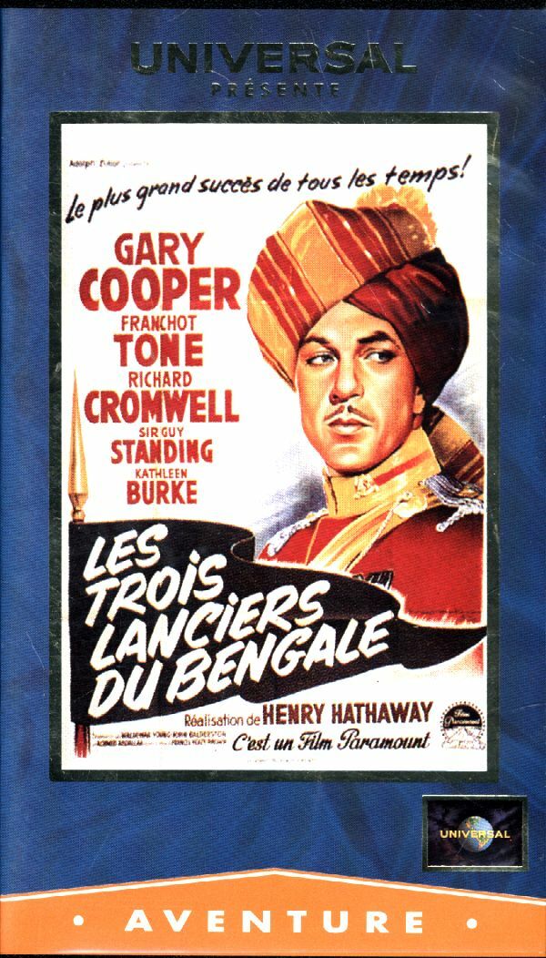 Les trois lanciers du Bengale (VHS) - Henry Hattaway - VHS