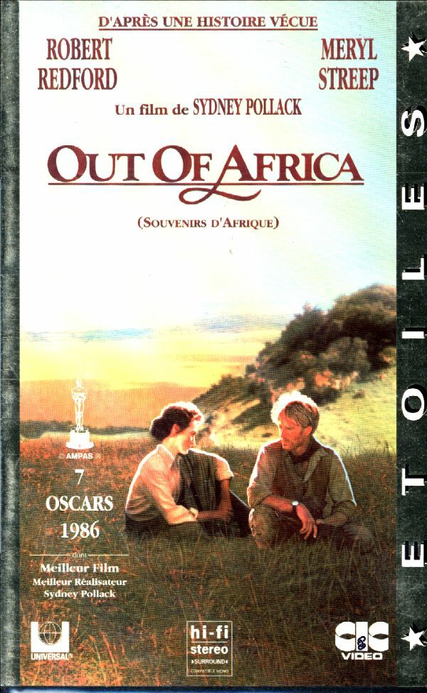 Out of Africa (VHS) - Sydney Pollack - VHS