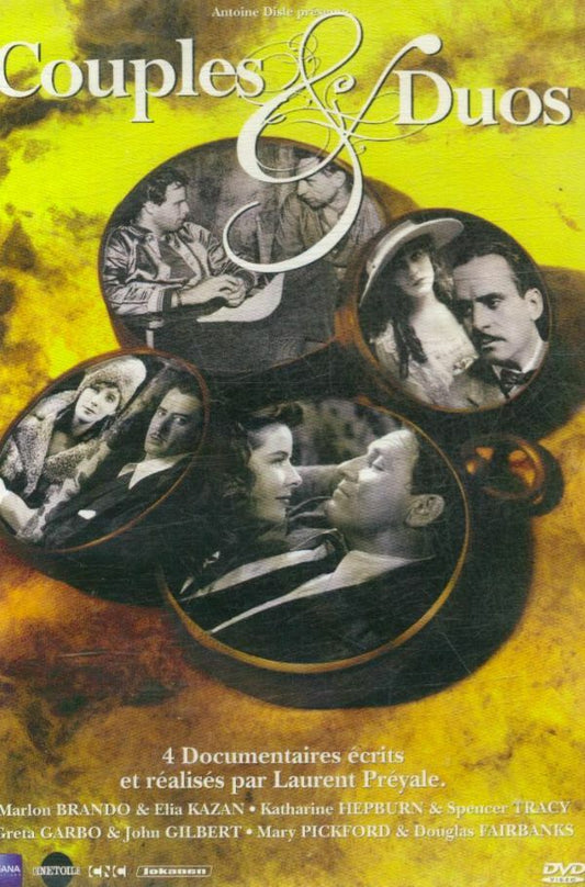 Couples & Duos - Marlon Brando & Elia Kazan, Katharine Hepburn & Spencer Tracy, Greta Garbo & John Gilbert, Mary Pickford & Douglas Fairbanks - Inconnu - DVD