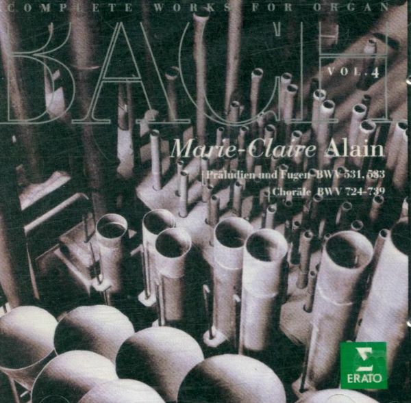 Marie-Claire Alain - Complete Works For Organ, Vol. 4 - Bach* - CD