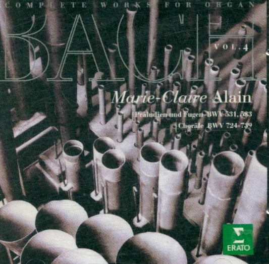 Marie-Claire Alain - Complete Works For Organ, Vol. 4 - Bach* - CD